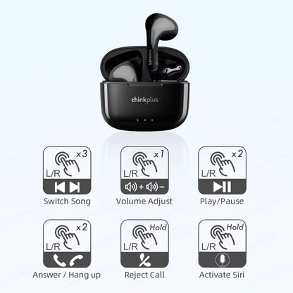 LP40 plus Bluetooth Earphones Wireless Headset Noise Reduction Headphones 230Mah Hifi Stereo Sports Earbuds with Mic