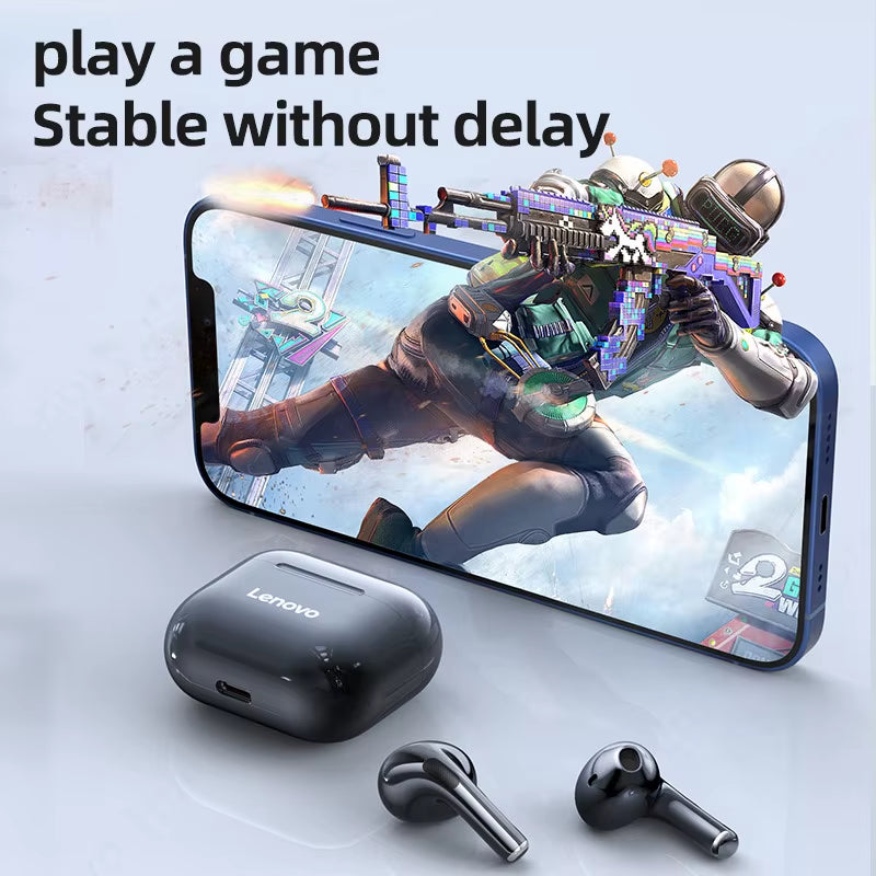 Original  LP40 Bluetooth 5.0 TWS Wireless Earphones Human Ear Design Headset Simple Operation Easy to Grasp Headphones