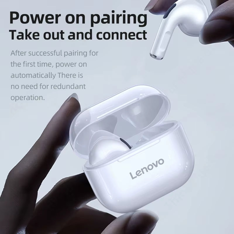 Original  LP40 Bluetooth 5.0 TWS Wireless Earphones Human Ear Design Headset Simple Operation Easy to Grasp Headphones